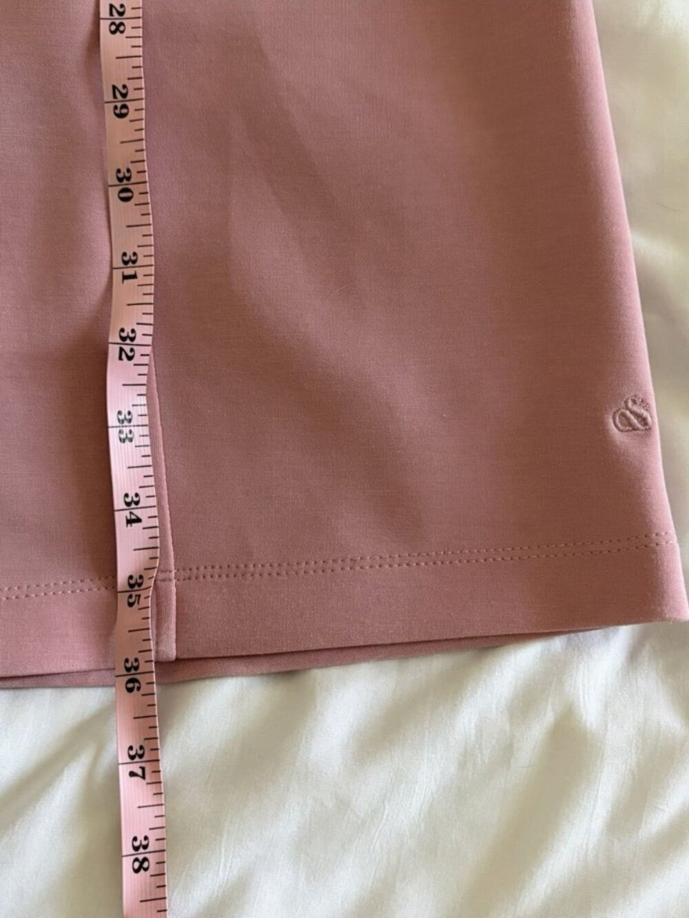 Scotch & Soda Women’s Drawstring T-Shirt Dress in Dusty Rose Size XL NWT - Picture 8 of 10